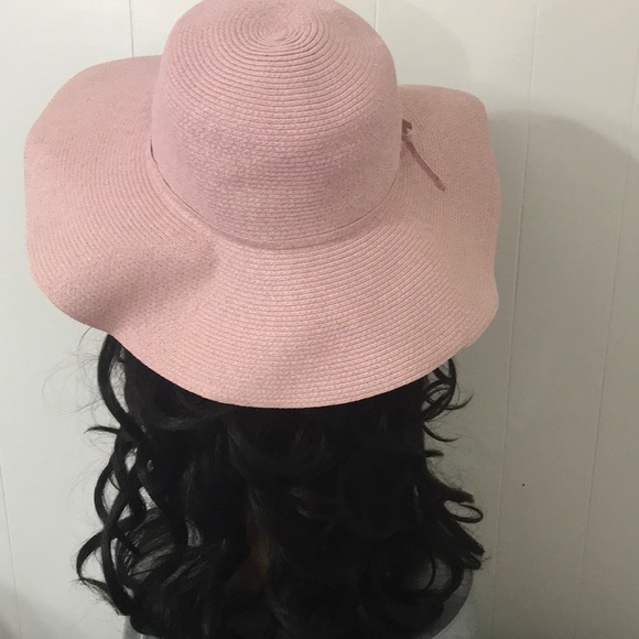 August Pink Floppy Hat with Bow - Picture 3 of 6